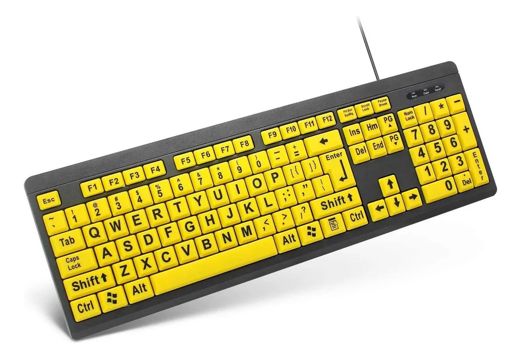 Teclado con Letras Grandes – XDL-POWER