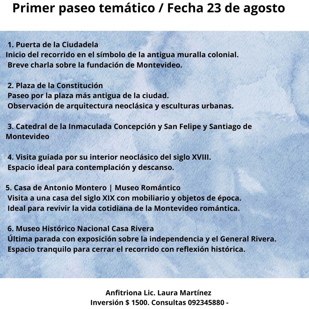 Paseos temáticos de mi tienda virtual por la Ciudad Vieja