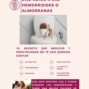 Adiós a las HEMORROIDES o ALMORRANES 