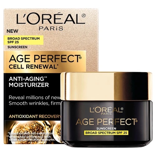 Crema de Día L’Oréal París Age Perfect – Renovación Celular con FPS 25 (50 ml) 